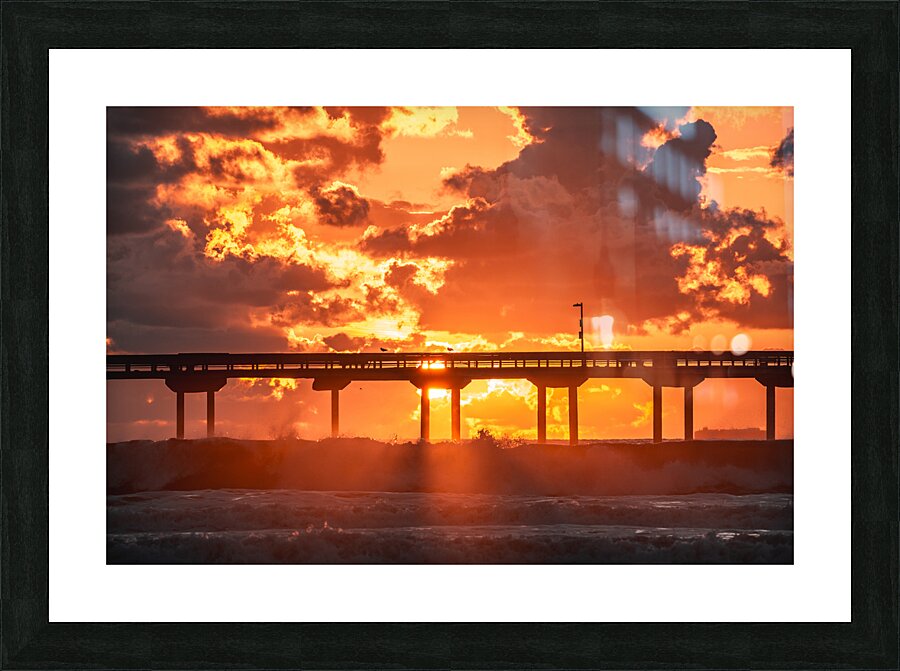 San Diego 5 Picture Frame print