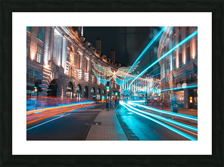 Christmas on Regent St Picture Frame print