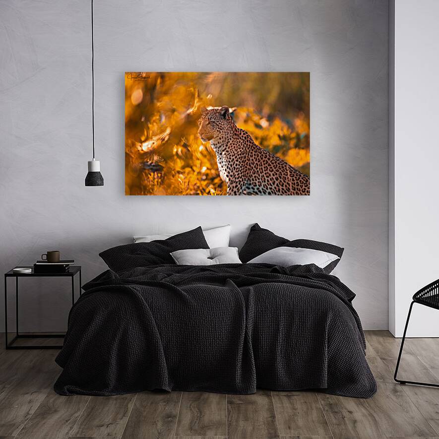 Orange Leopard Reproduction