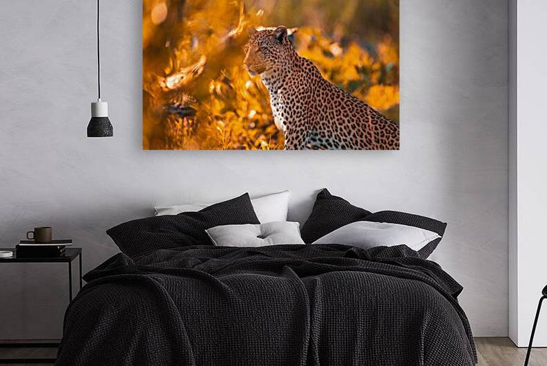 Orange Leopard Reproduction
