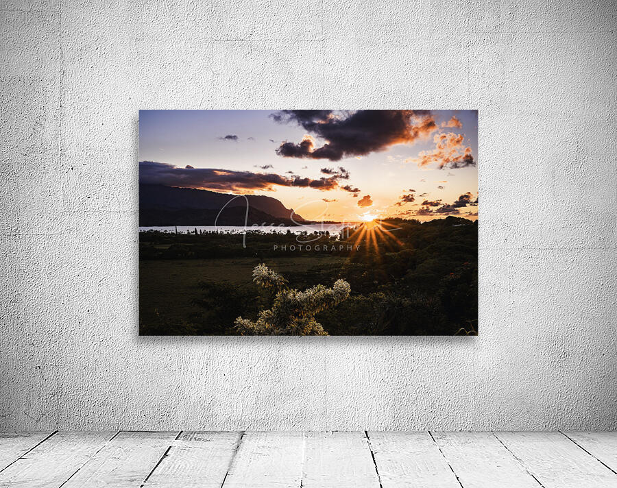 Hanalei Sunset Wall Preview