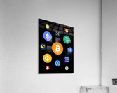 CryptoCoins Acrylic Print