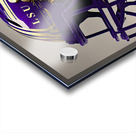 PURPLE AND GOLD Acrylic print