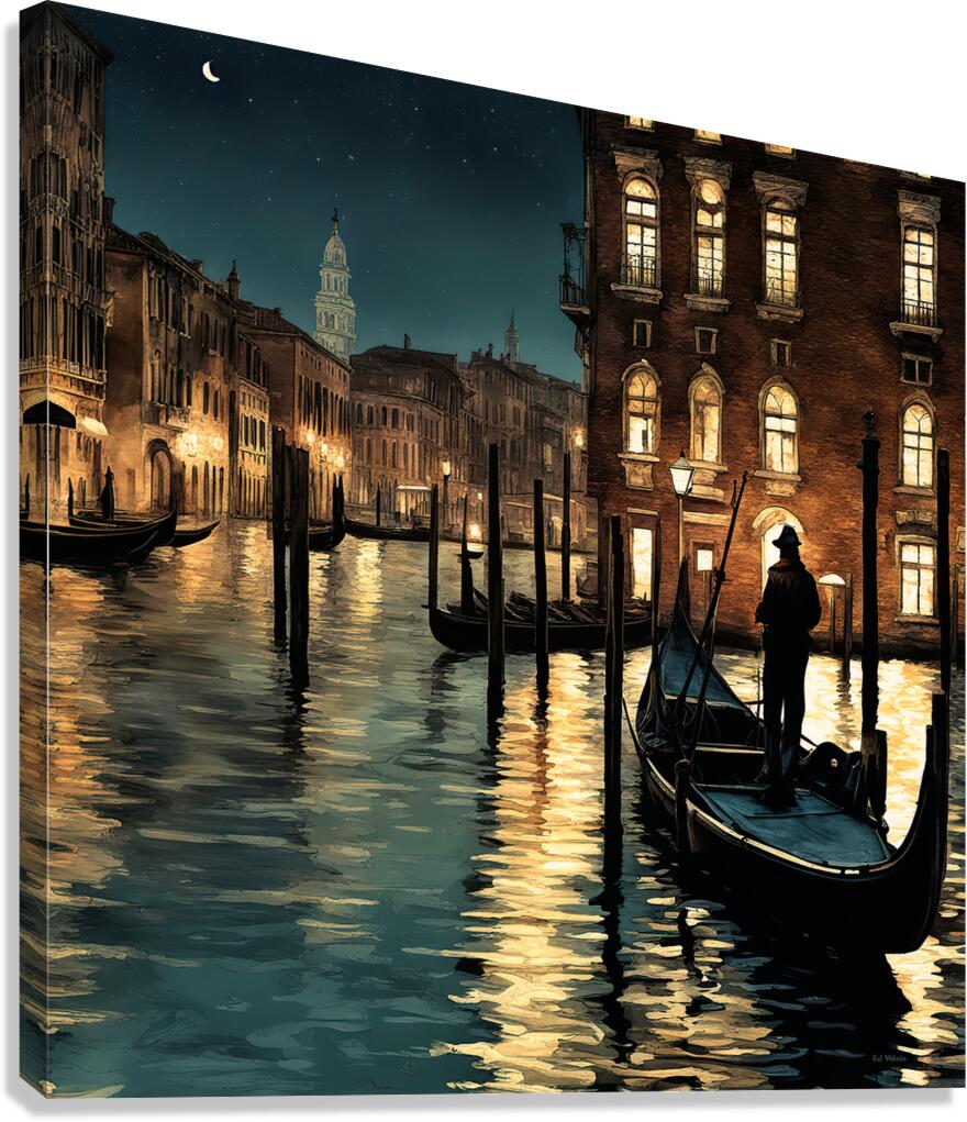 YOUR TAXI AWAITS Canvas Print