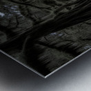 CHRISTMAS IN THE SWAMP Metal print