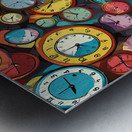 DOES ANYONE REALLY KNOW WHAT TIME IT IS   Metal print