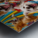 LOST RIDER Metal print