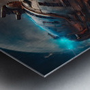 SPACE  DELIVERY Metal print