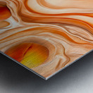 PEACHES & CREAM Metal print