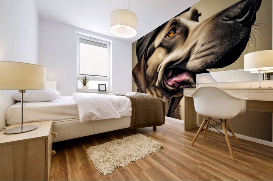 CROOKED SMOKES Mural print