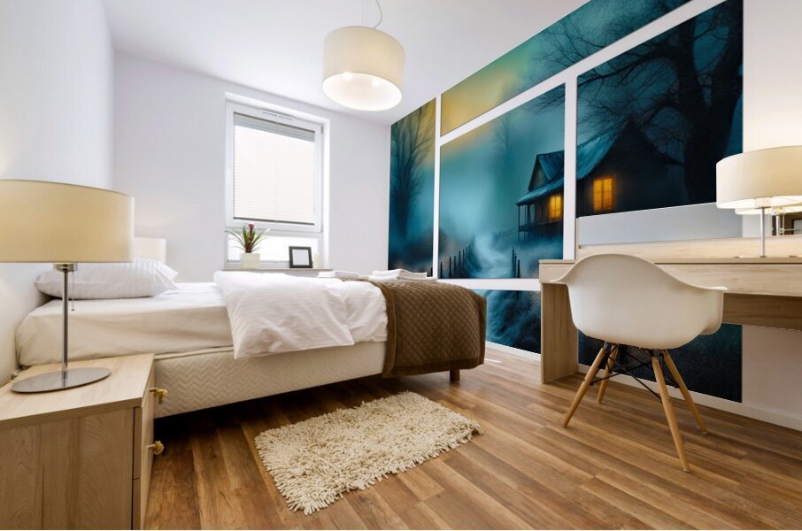 LIGHTS ON Mural print