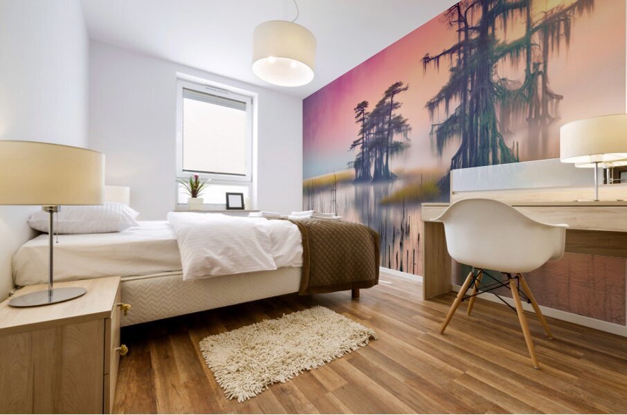 NEON SWAMP Mural print