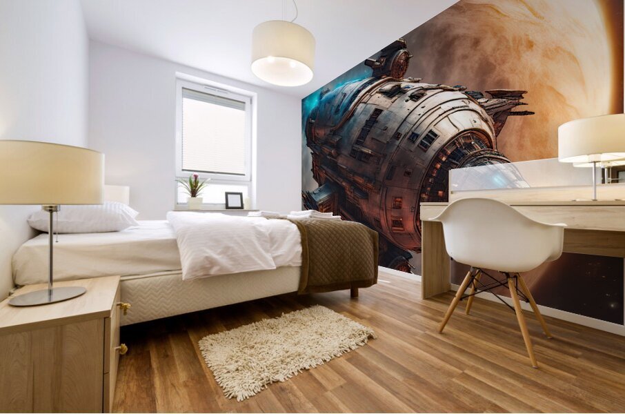 SPACE  DELIVERY Mural print