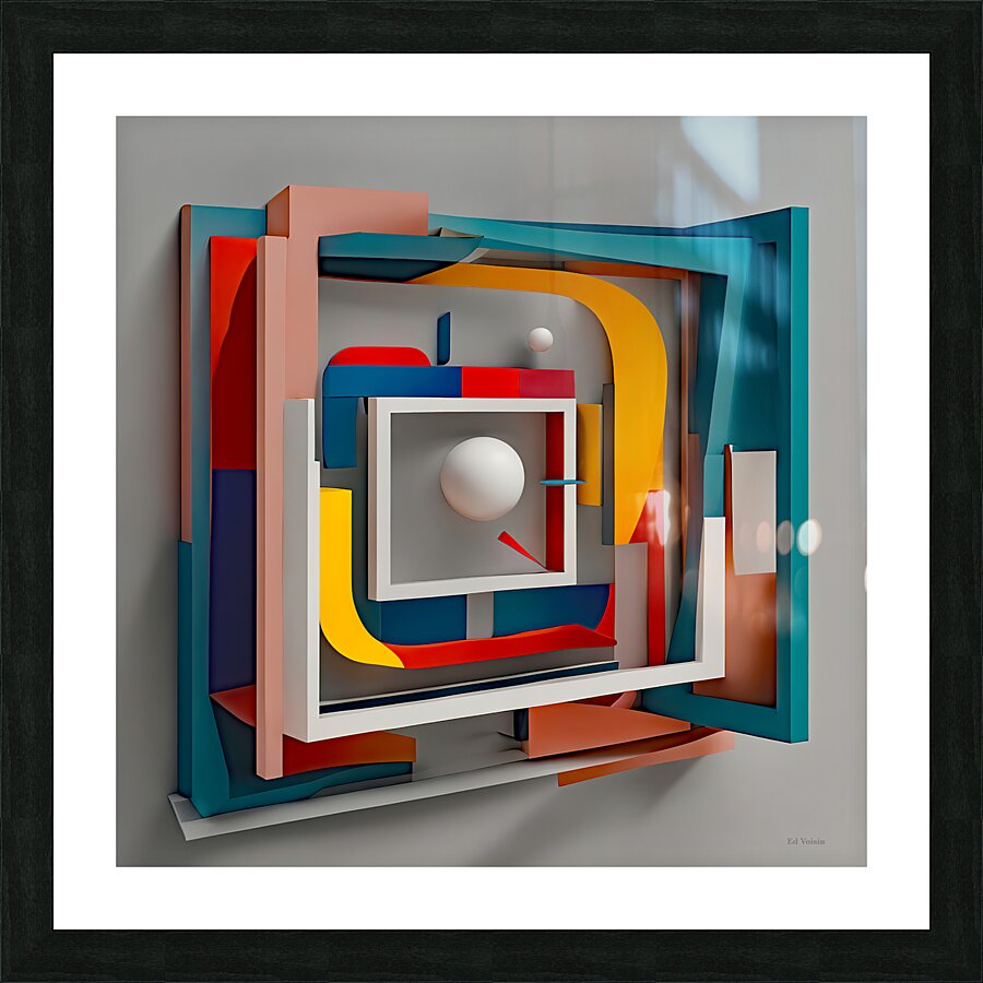 SQUARE IN ONE Picture Frame print