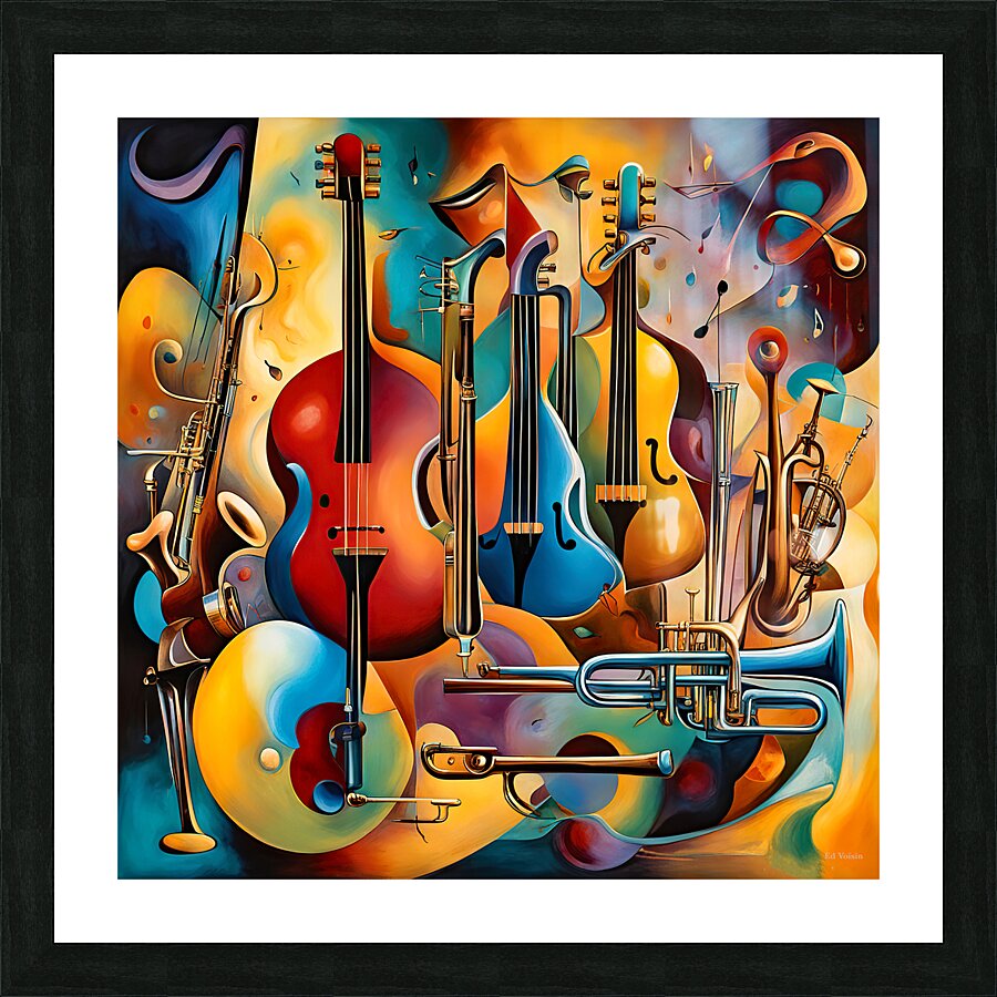 JAZZ Picture Frame print
