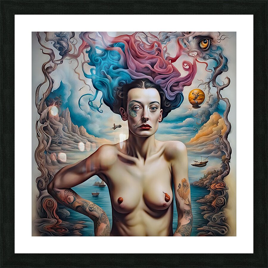 EROTIC DALI Picture Frame print