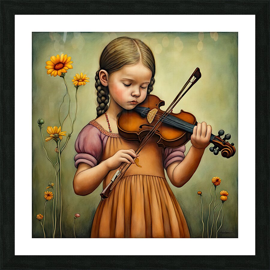 SWEETEST MUSIC Picture Frame print