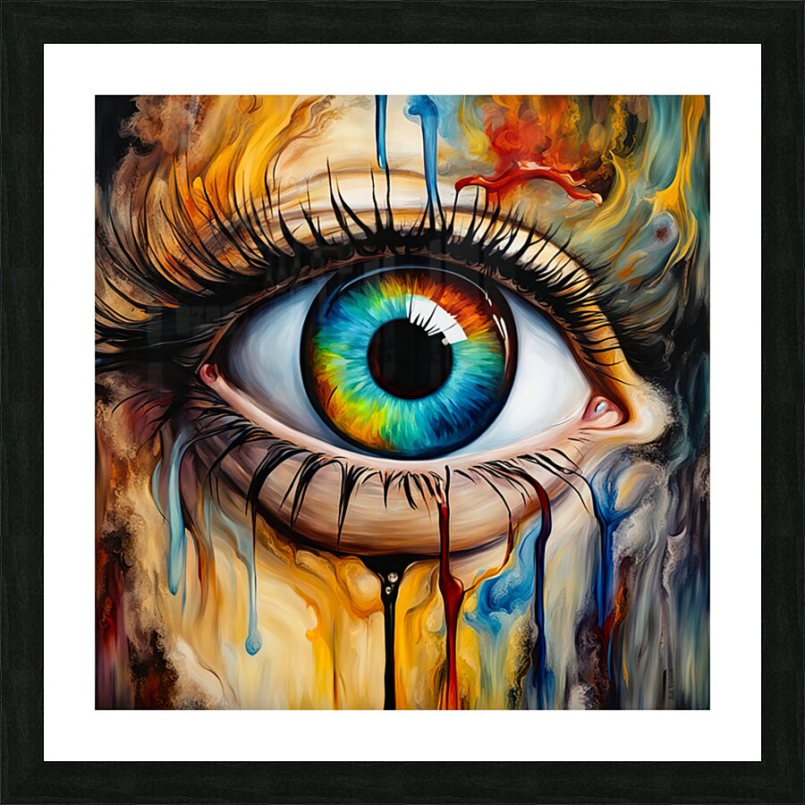 RAINBOW VISION 2 Picture Frame print