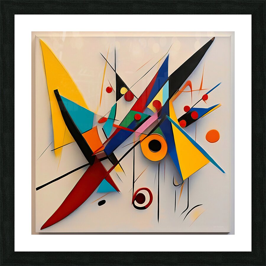 GROUCHO MARX 3D ABSTRACT Picture Frame print