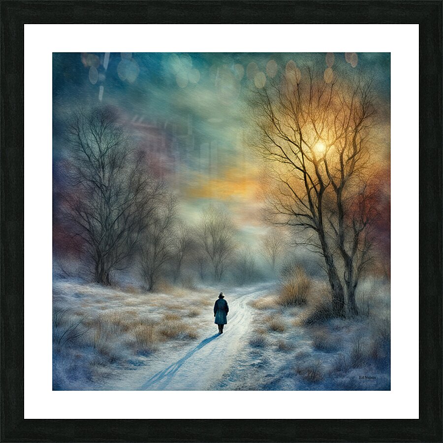 LONELINESS Picture Frame print