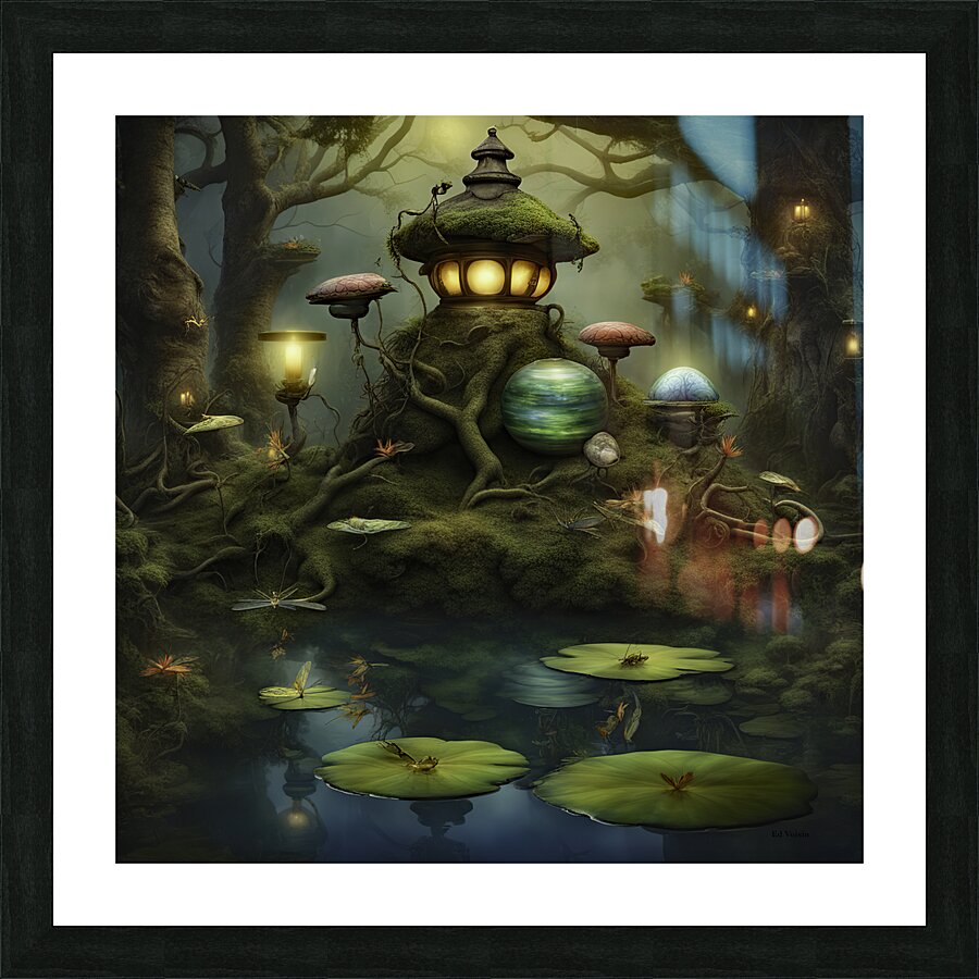 ENCHANTED LAND III Picture Frame print