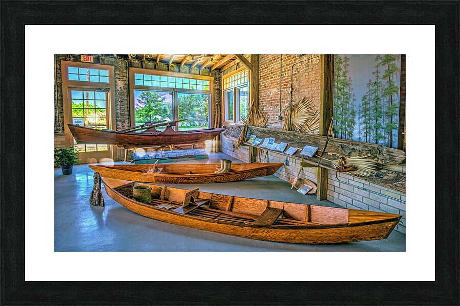 OLD BOAT MUSEUM Picture Frame print