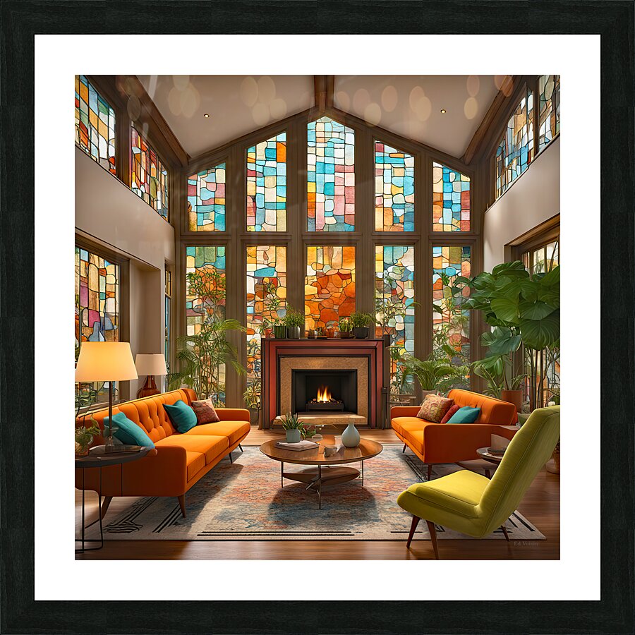 MID CENTURY MODERN Picture Frame print