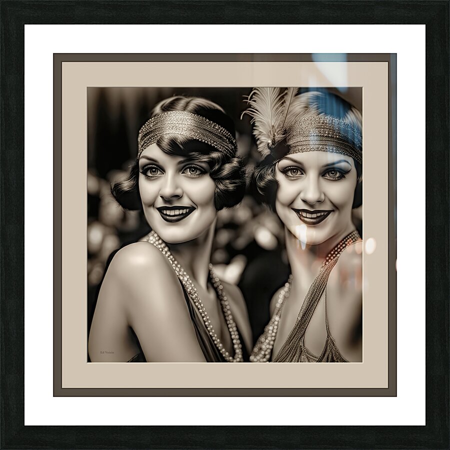 ROARING 20s  9 Picture Frame print