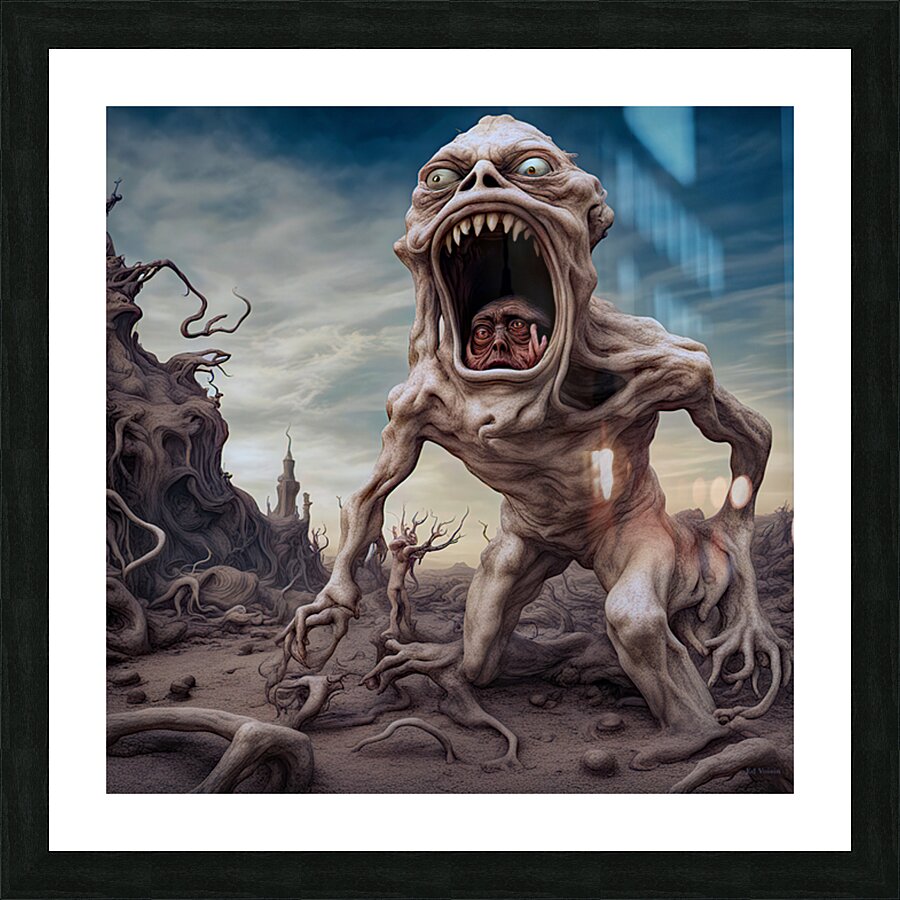 FACE YOUR FEARS 15 Picture Frame print