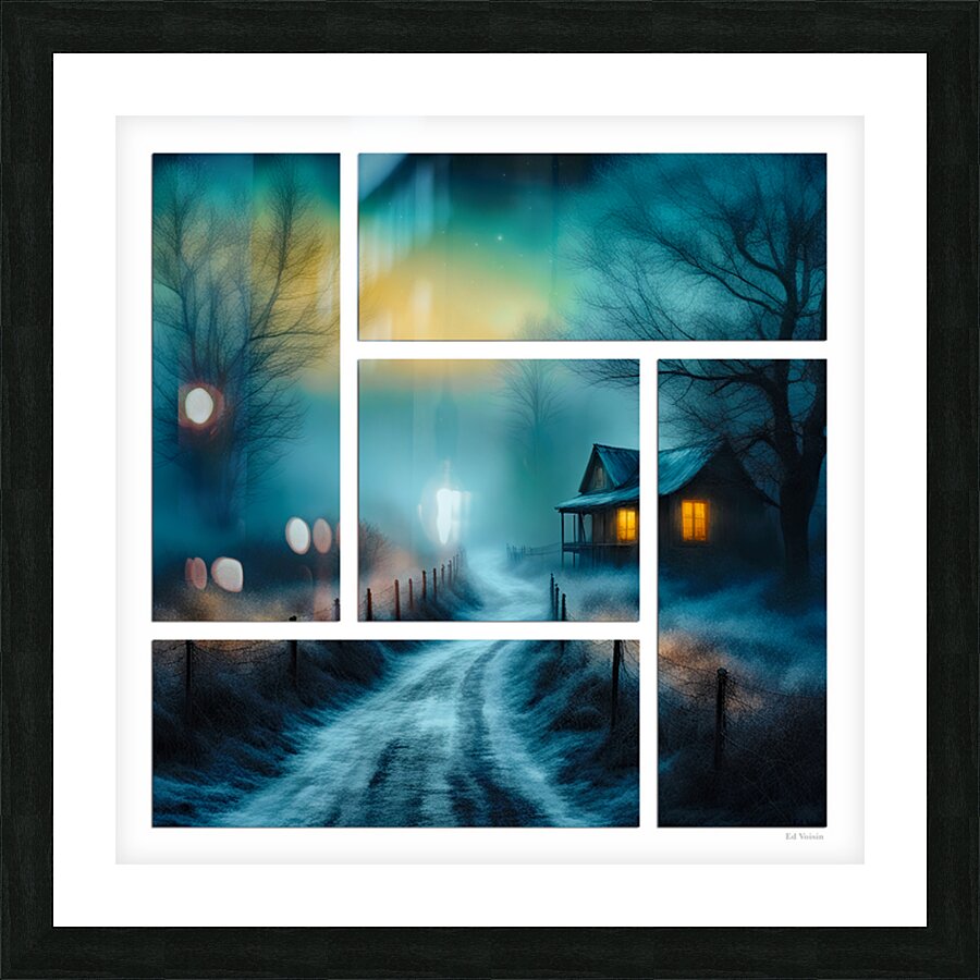 LIGHTS ON Picture Frame print