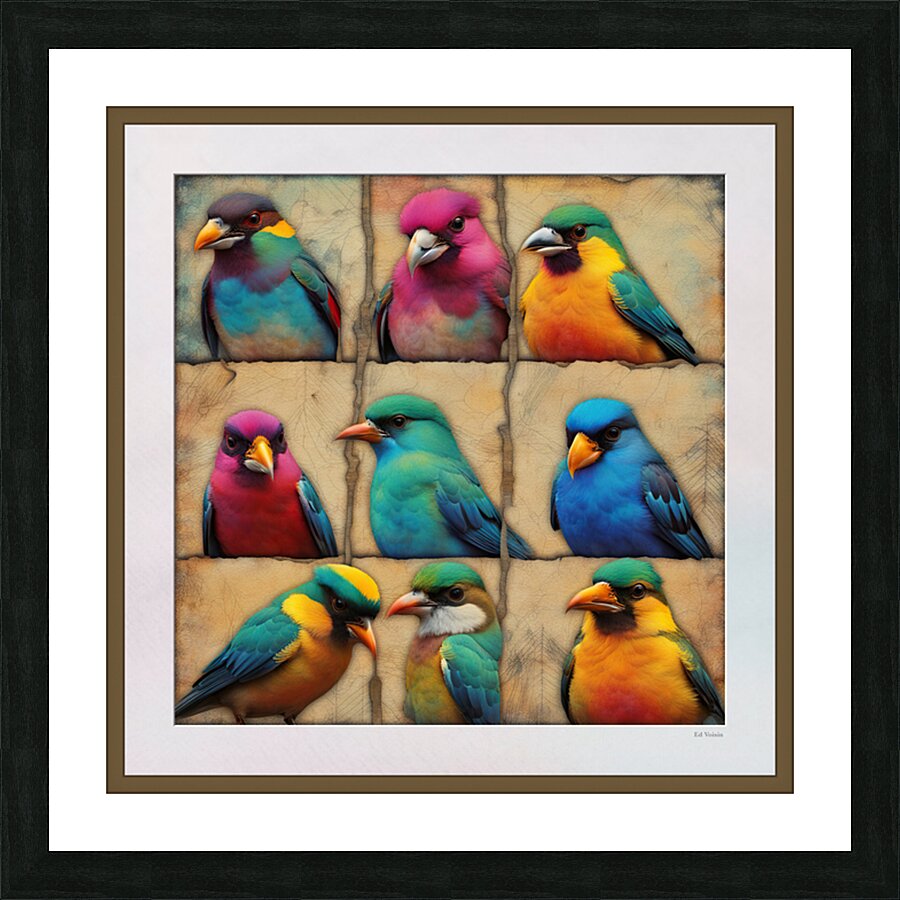 THE  LINE UP Picture Frame print