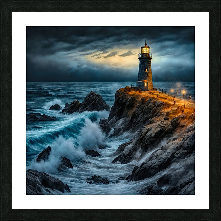 TOP OF THE HILL Picture Frame print