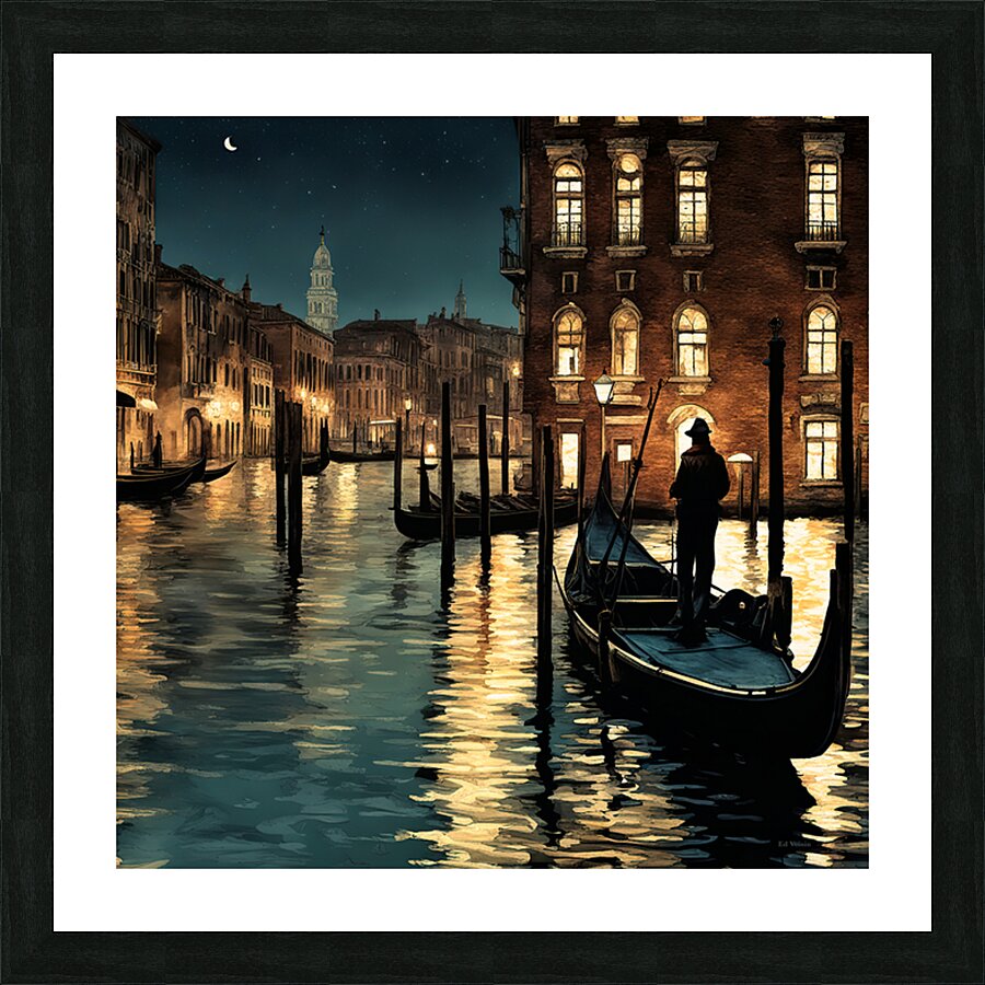 YOUR TAXI AWAITS Picture Frame print