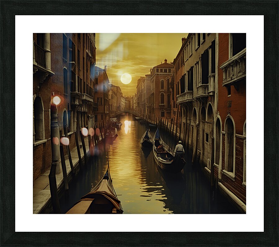 CANALS OF VENICE Picture Frame print