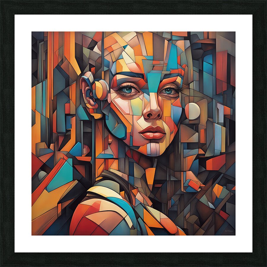 BLUE EYES Picture Frame print