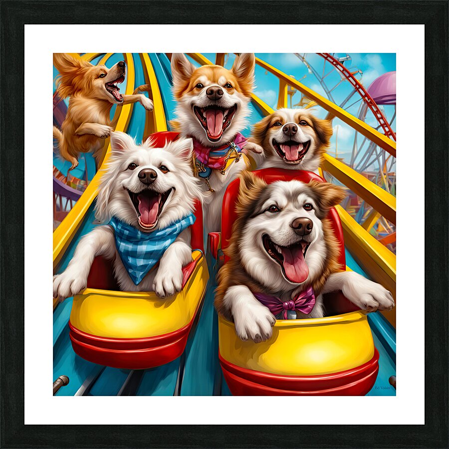 LOST RIDER Picture Frame print