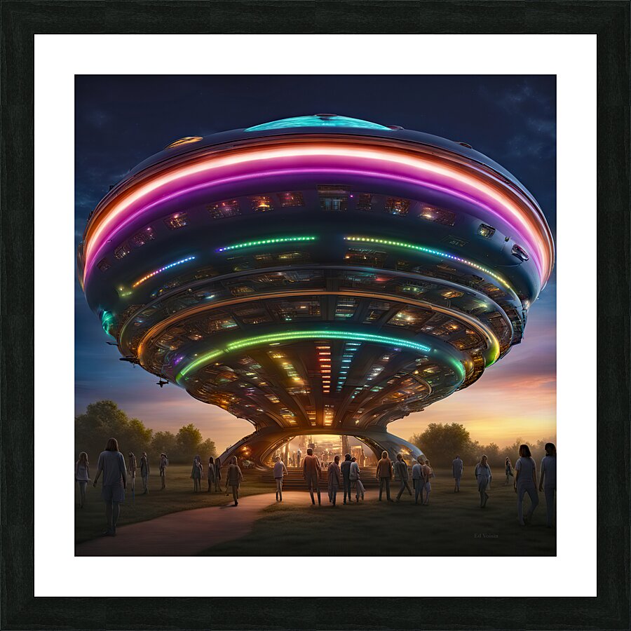 ALL ABOARD  Picture Frame print