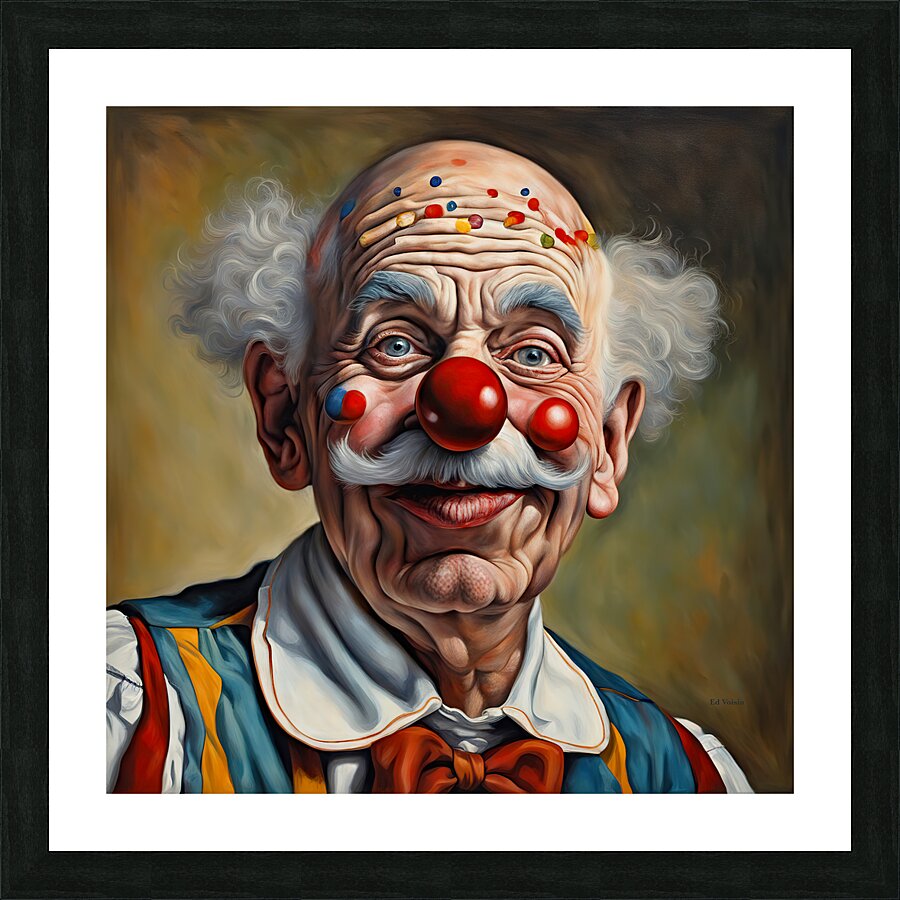 CLOWN 10 Picture Frame print