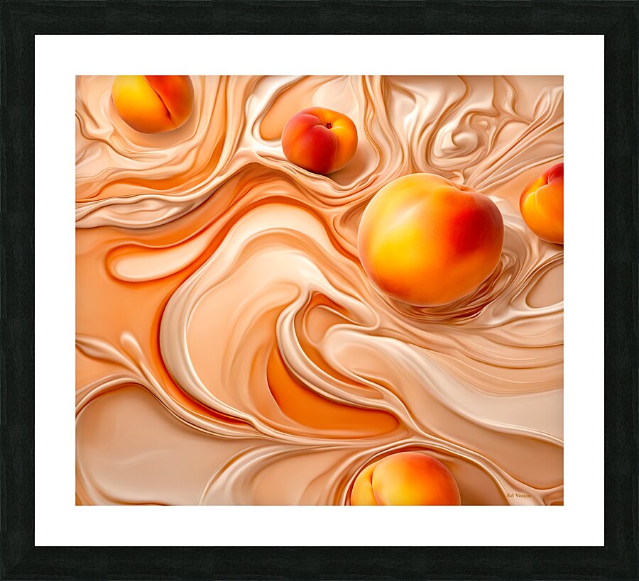 PEACHES & CREAM Picture Frame print