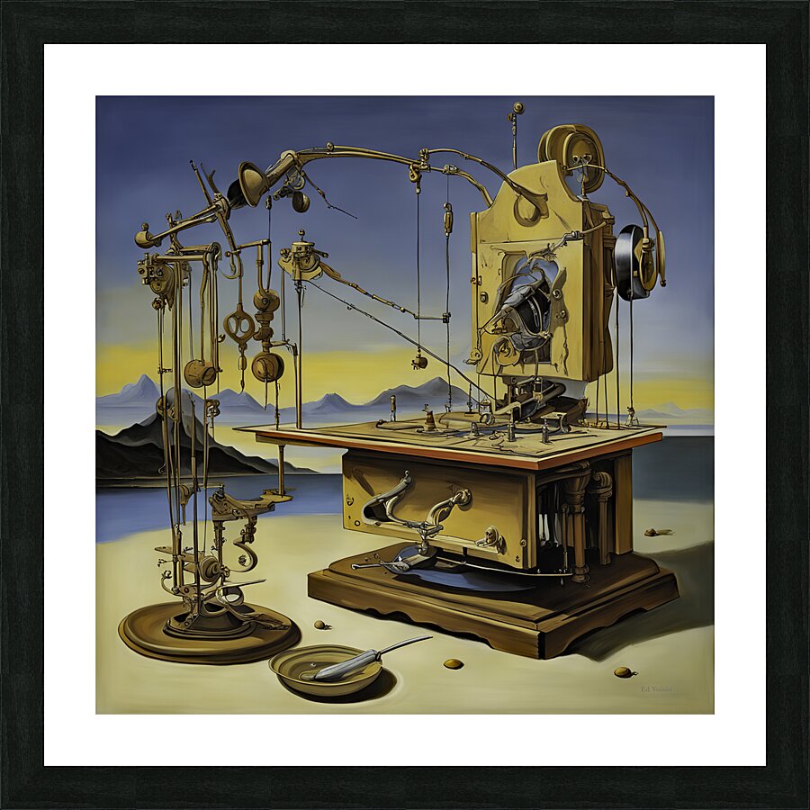 PHONO Picture Frame print