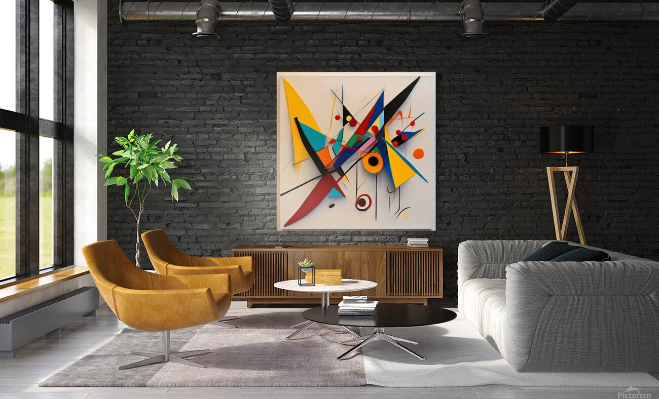 GROUCHO MARX 3D ABSTRACT Reproduction