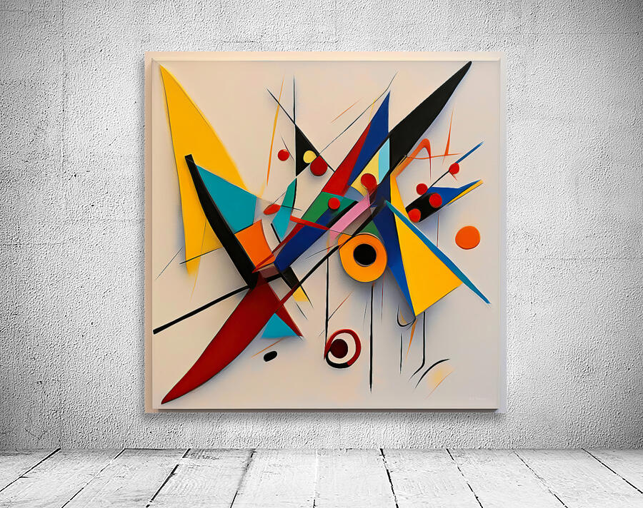 GROUCHO MARX 3D ABSTRACT Wall Preview