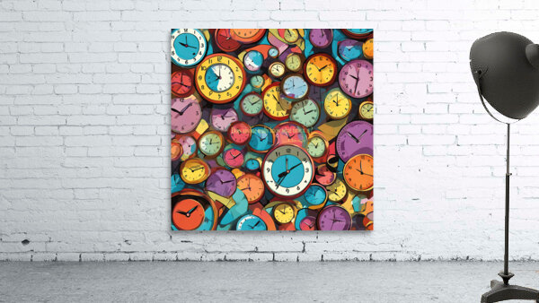 DOES ANYONE REALLY KNOW WHAT TIME IT IS   Wall Preview