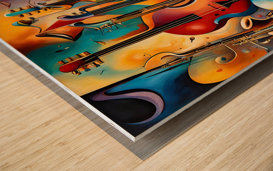 JAZZ Wood print