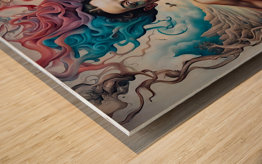 EROTIC DALI Wood print