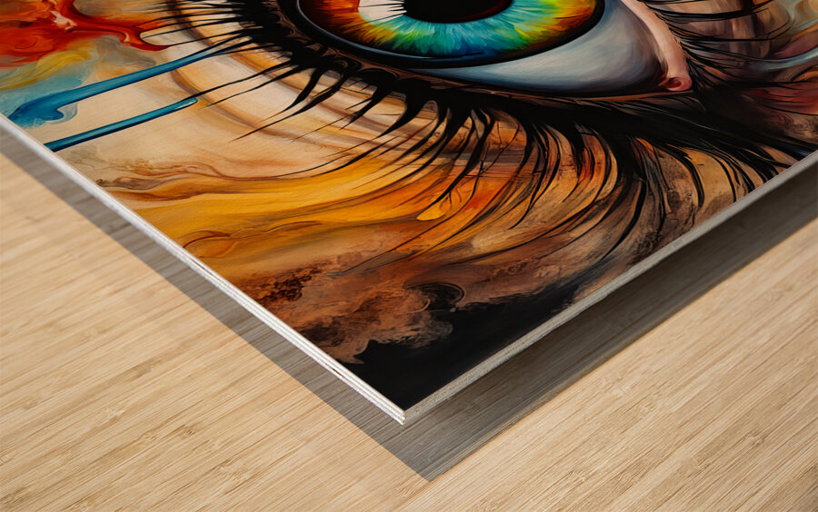 RAINBOW VISION 2 Wood print