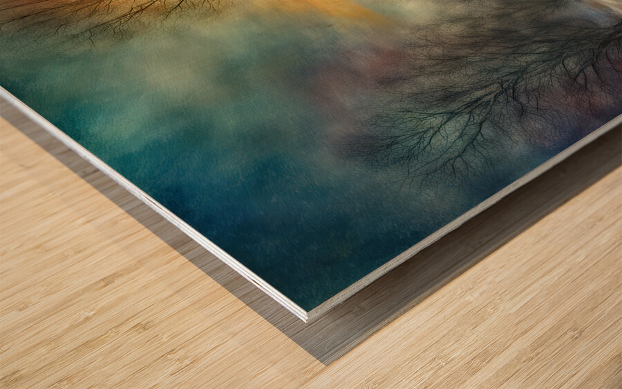 LONELINESS Wood print