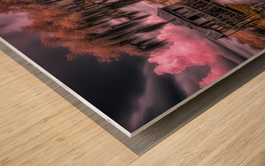 THE LONG DOCK Wood print