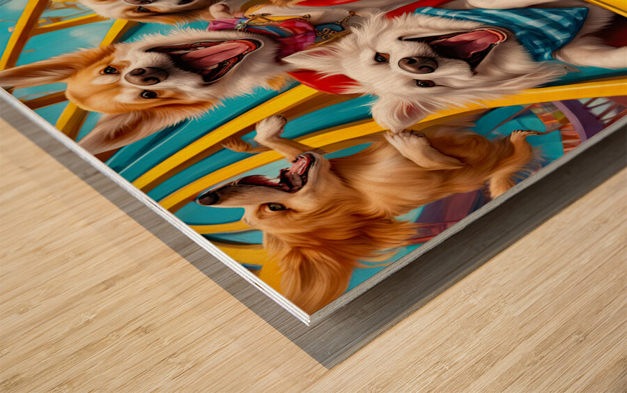 LOST RIDER Wood print