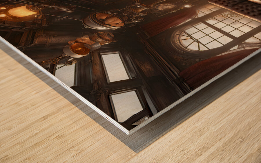 GREAT ROOM Wood print